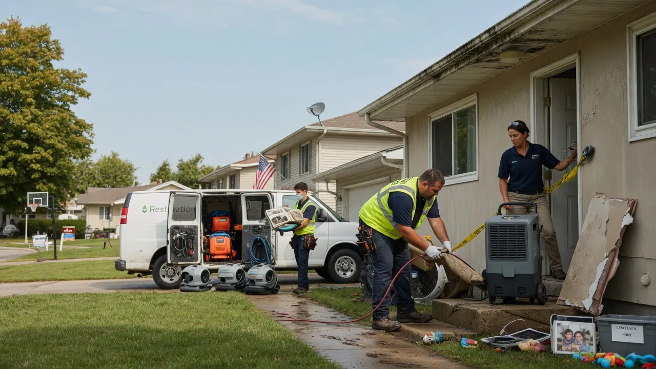Water Damage Restoration in Edwards, IL near me